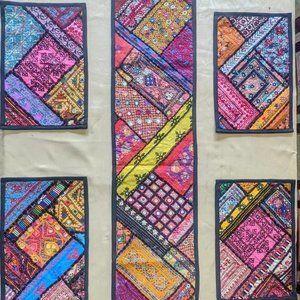 6 Placemat handmade table runner